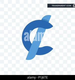 Cento icona vettore isolato su sfondo trasparente, cento concetto del logo Illustrazione Vettoriale