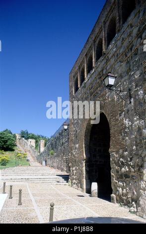 Sepultura de Juan de Padilla en Museo Arqueológico (Gil de Siloé); arte gotico. Foto Stock