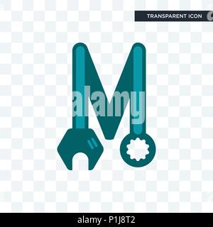 Foto meccanico icona vettore isolato su sfondo trasparente, foto meccanico concetto di logo Illustrazione Vettoriale