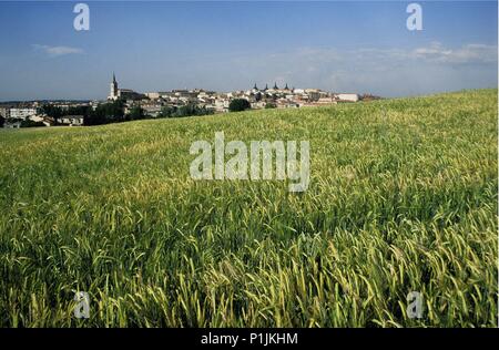 Cerca de Burgos; Sierra de Atapuercas. Foto Stock