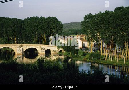 Cerca de Burgos; Sierra de Atapuercas. Foto Stock