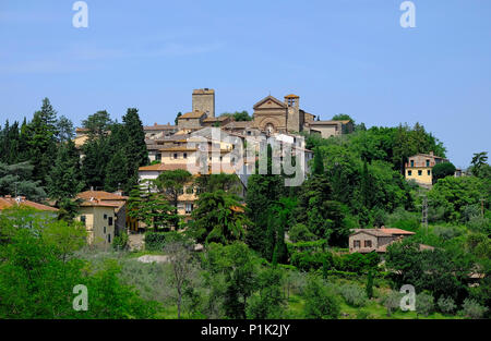 Panzano in chianti, Toscana, Italia Foto Stock