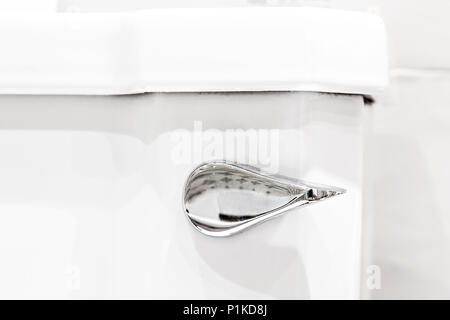 Servizi igienici leva. Foto Stock