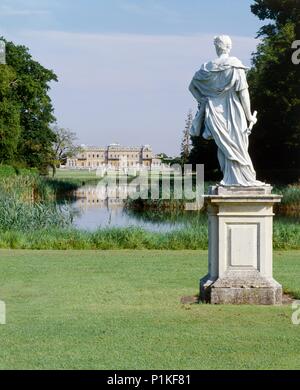 Wrest Park House e giardini, Silsoe, Bedfordshire, C1990-c2002. Artista: John Critchley. Foto Stock