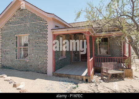 Città fantasma di riolite in Nevada, NV, STATI UNITI D'AMERICA Foto Stock