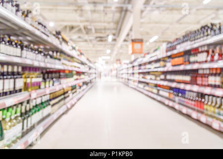 Sfondo sfocato-astratti blur shopping mall store interno. Foto Stock