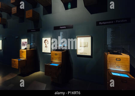 Gdansk, Polonia - 11 Maggio 2018: Edificio del museo della Seconda Guerra Mondiale in estate, Gdansk, Polonia Foto Stock