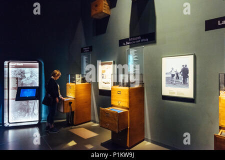 Gdansk, Polonia - 11 Maggio 2018: Edificio del museo della Seconda Guerra Mondiale in estate, Gdansk, Polonia Foto Stock