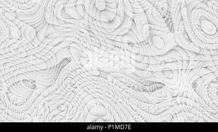 Abstract curve parametriche - linee curve e forme 8k seamless sfondo - Immagine Foto Stock