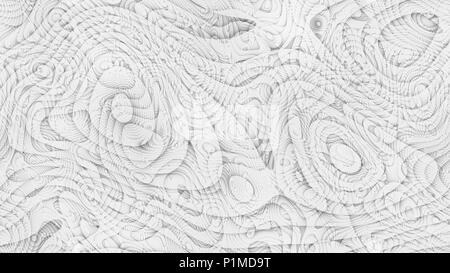 Abstract curve parametriche - linee curve e forme 8k seamless sfondo - Immagine Foto Stock