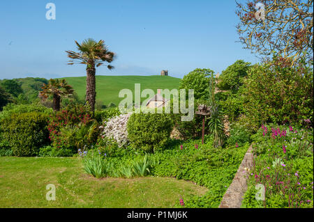 Abbotsbury nel Dorset, una contea in Inghilterra meridionale, che gode gode di uno scenario pittoresco. Foto Stock