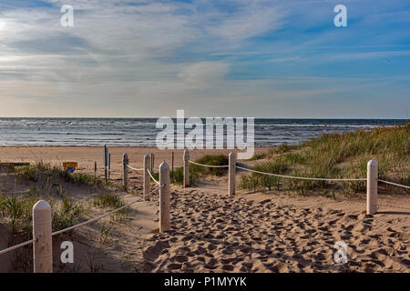 Passerella per il golfo di San Lorenzo da Covehead Faro del porto, Prince Edward Island, Canada. Foto Stock