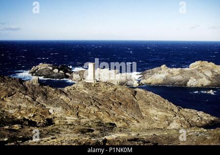 Alt Empordà: Parco Naturale di Cap de Creus; coastel paesaggio accanto al faro (Alt Empordà / Costa Brava). Foto Stock