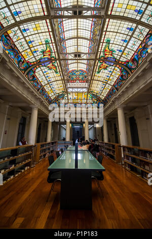 Casa della letteratura peruviana, museo e biblioteca(1912). La città di Lima, Perù. Foto Stock