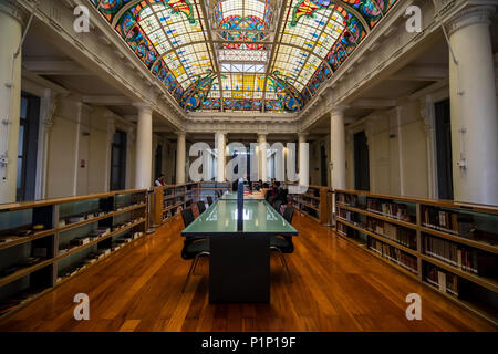 Casa della letteratura peruviana, museo e biblioteca(1912). La città di Lima, Perù. Foto Stock