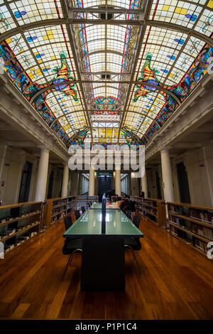 Casa della letteratura peruviana, museo e biblioteca(1912). La città di Lima, Perù. Foto Stock