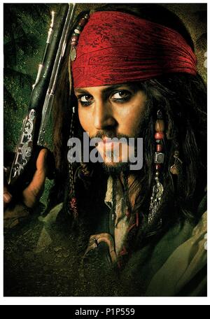 Pellicola originale titolo: i pirati dei Caraibi: forziere fantasma. Titolo inglese: i pirati dei Caraibi: forziere fantasma. Regista: Gore Verbinski. Anno: 2006. Stelle: Johnny Depp. Credito: Disney Enterprises / Album Foto Stock