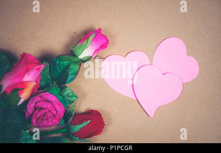 Foto di amore e di cuore Foto Stock