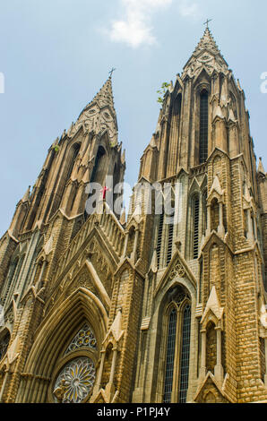 Cattedrale di San Giuseppe e di santa Filomena; Mysore, Karnataka, India Foto Stock