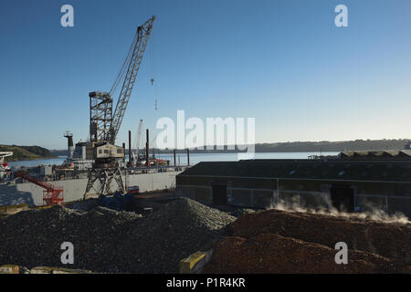 Falmouth, Regno Unito, Porto Foto Stock