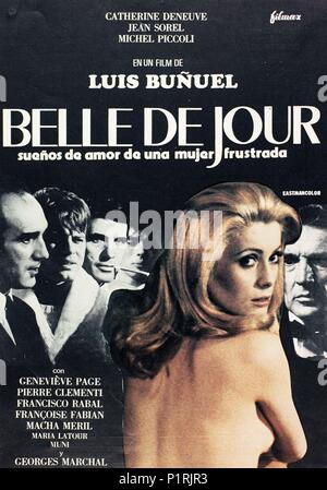 Pellicola originale titolo: Belle de Jour. Titolo inglese: Belle de Jour. Regista: Luis Bunuel. Anno: 1967. Credito: PARIGI FILM/cinque film / Album Foto Stock