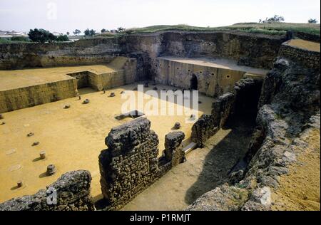 Carmona, necrópolis romana: Servina il mausoleo. Foto Stock