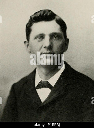 Foto ritratto di Leon Czolgosz, assassino del presidente William McKinley, circa 1900 Foto Stock