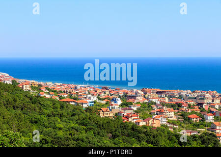 Sveti Vlas resort sulla costa del Mar Nero della Bulgaria Foto Stock