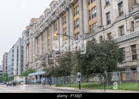 Cook County Hospital durante la cerimonia rivoluzionaria la sua riqualificazione Foto Stock