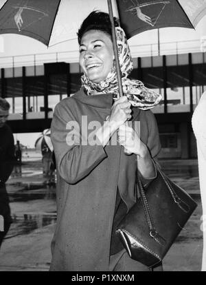 Franca bettoja, Cannes, 1962 Foto Stock