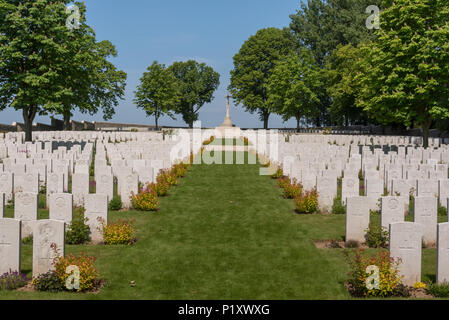 Serre cimitero della strada n. 1, somme, Francia Foto Stock