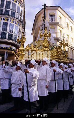 Lucena, processione religiosa presso la settimana santa. Foto Stock
