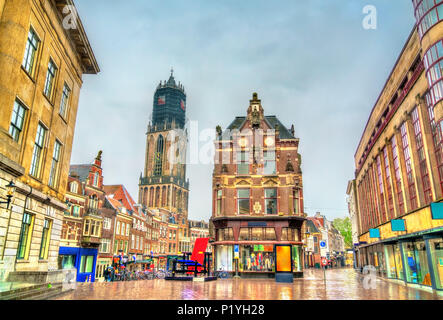 Case tradizionali a Utrecht, Paesi Bassi Foto Stock