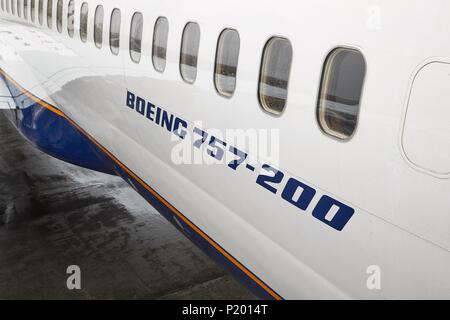 Boeing 757 aereo Jet Foto Stock