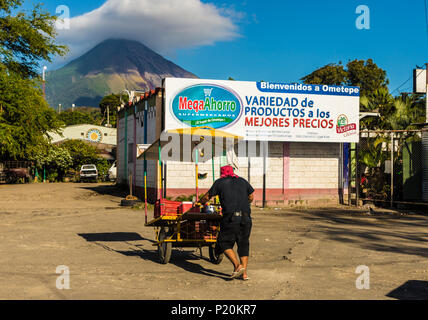 Ometepe isola vulcanica Foto Stock