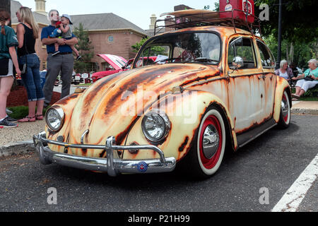 Il leggendario Volkswagen maggiolino, Antique car show , a nord-est di Philadelphia, PA, Stati Uniti d'America Foto Stock