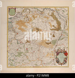 . Carte du Brabant / dressée sur plusieurs cartes particulieres ou manuscrites levées imprimées sur les lieux ; rectifiées par quelques osservazioni et autres memoires par Guillaume de l'Isle de l'Academie Royale des Sciences ; gravé par Lièbaux le fils . Scala [C. 1:250.000] . 1705. Guillaume Delisle (1675-1726), Liebaux XUBAKZL12A8 083 PL01, 4/2/12, 10:56 AM, 8C, 7992x10656 (0+0), 100%%%%, Juni 2011 PPRO, 1/120 s, R55.3, G22,5, B19.9 190 Mappa - Collezioni Speciali Università di Amsterdam - OTM- HB-KZL I 2 A 8 (83) Foto Stock