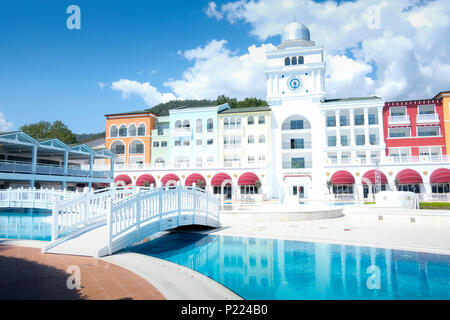 The popular resort Amara Dolce Vita Luxury Hotel Foto Stock