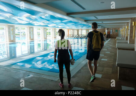 The popular resort Amara Dolce Vita Luxury Hotel Foto Stock