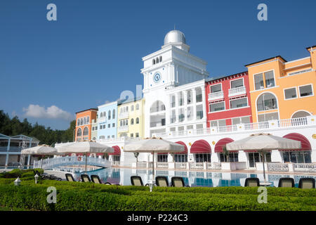 The popular resort Amara Dolce Vita Luxury Hotel Foto Stock