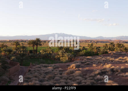 Il Marocco, Quarzazate, N9 road, paesaggio, natura Foto Stock