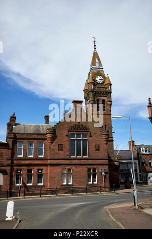 Victorian Town Hall Annan Dumfries and Galloway Scotland Regno Unito Foto Stock