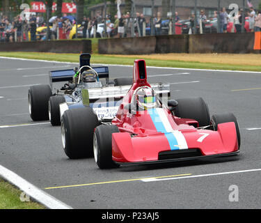 Neil Glover, Chevron B37, Anglo American 5000s, American Speedfest VI, Brands Hatch, giugno 2018, automobili, Autosport, auto, il circuito da corsa, Inghilterra, Foto Stock