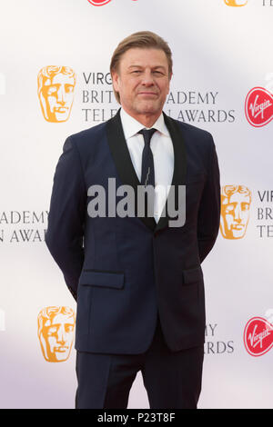 La Vergine TV British Academy Awards televisione 2018 tenutasi presso la Royal Festival Hall - Arrivi con: Sean Bean dove: Londra, Regno Unito quando: 13 maggio 2018 Credit: Mario Mitsis/WENN.com Foto Stock