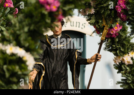 Pellegrinaggio Leonhardi-Ritt in St. Leonhard am Wonneberg Foto Stock