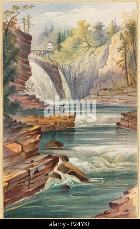 . Inglese: nome file: 07 11 000089 Titolo: Birmingham cade, Ausable Chasm creatore/collaboratore: Wilkie, Robert D., 1828-1903 (artista); L. Prang & Co. (Editore) Data di pubblicazione: 1861-1897 (approssimativo) descrizione fisica nota: Genere: Chromolithographs; Landscape stampa Location: Boston Public Library, reparto di stampa diritti: No restrizioni note Flickr dati su 2011-08-08: Fotocamera: Sinar AG Sinarback 54 FW, Sinar m Licenza: CC BY 2.0 Utente: Boston Public Library BPL . 1861-1897 (approssimativo) caricamento su Flickr data: 2008-07-23 13:34:17 . Wilkie, Robert D., 1828-1903 (artista); L. Prang & Co. (Publ Foto Stock