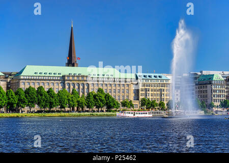 Germania, Amburgo, Città Vecchia, Hapag Lloyd, la sede centrale della società Foto Stock
