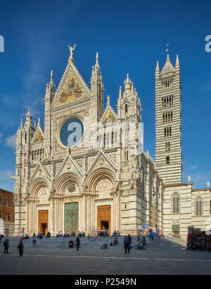 Cattedrale di Siena, Siena, Toscana, Italia Foto Stock