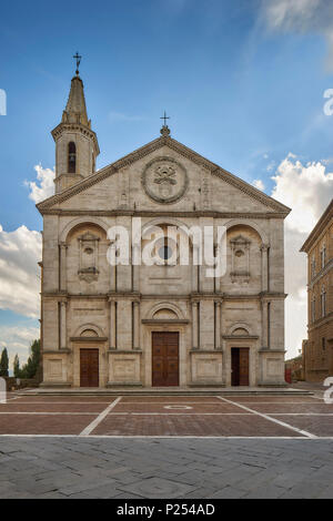 Santa Maria Assunta, Pienza, Val d'Orcia, Toscana, Italia Foto Stock