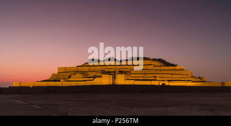 Elamite tempio terrazzati a Chogha Zanbil Foto Stock